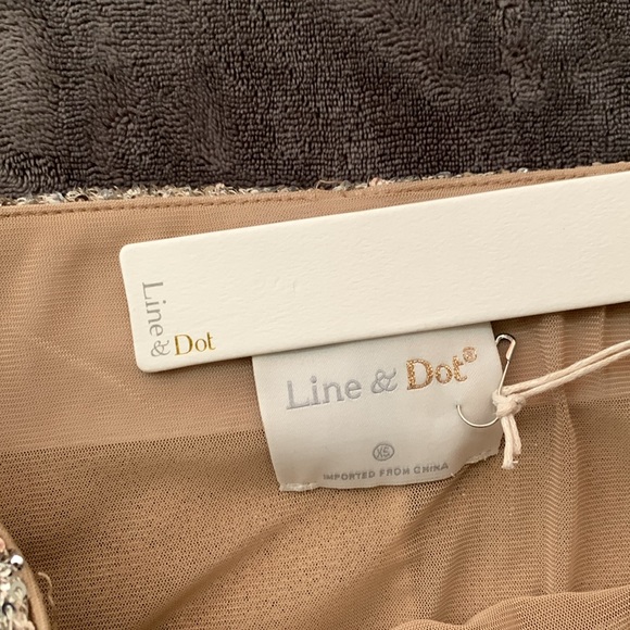 Gold sparkling Maxi skirt XS - Picture 3 of 6